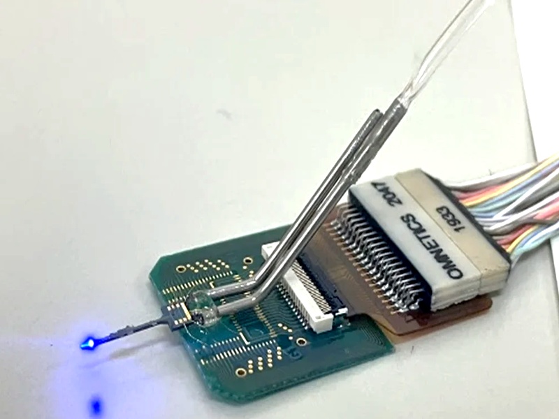 LED/Microfluidic Hybrid Probe